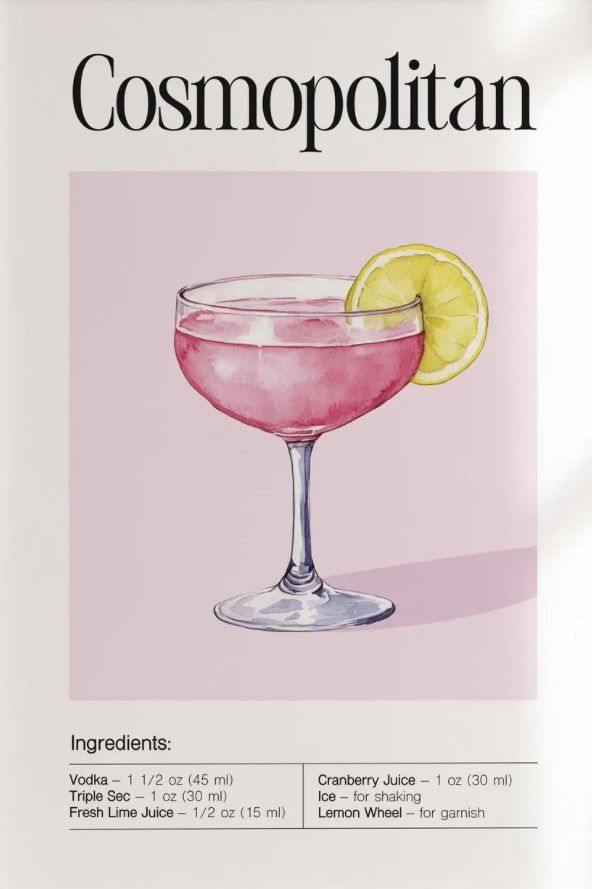 Cosmopolitan dibujo