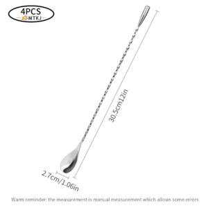 Cuchara de bar trenzada "Long stirrer"