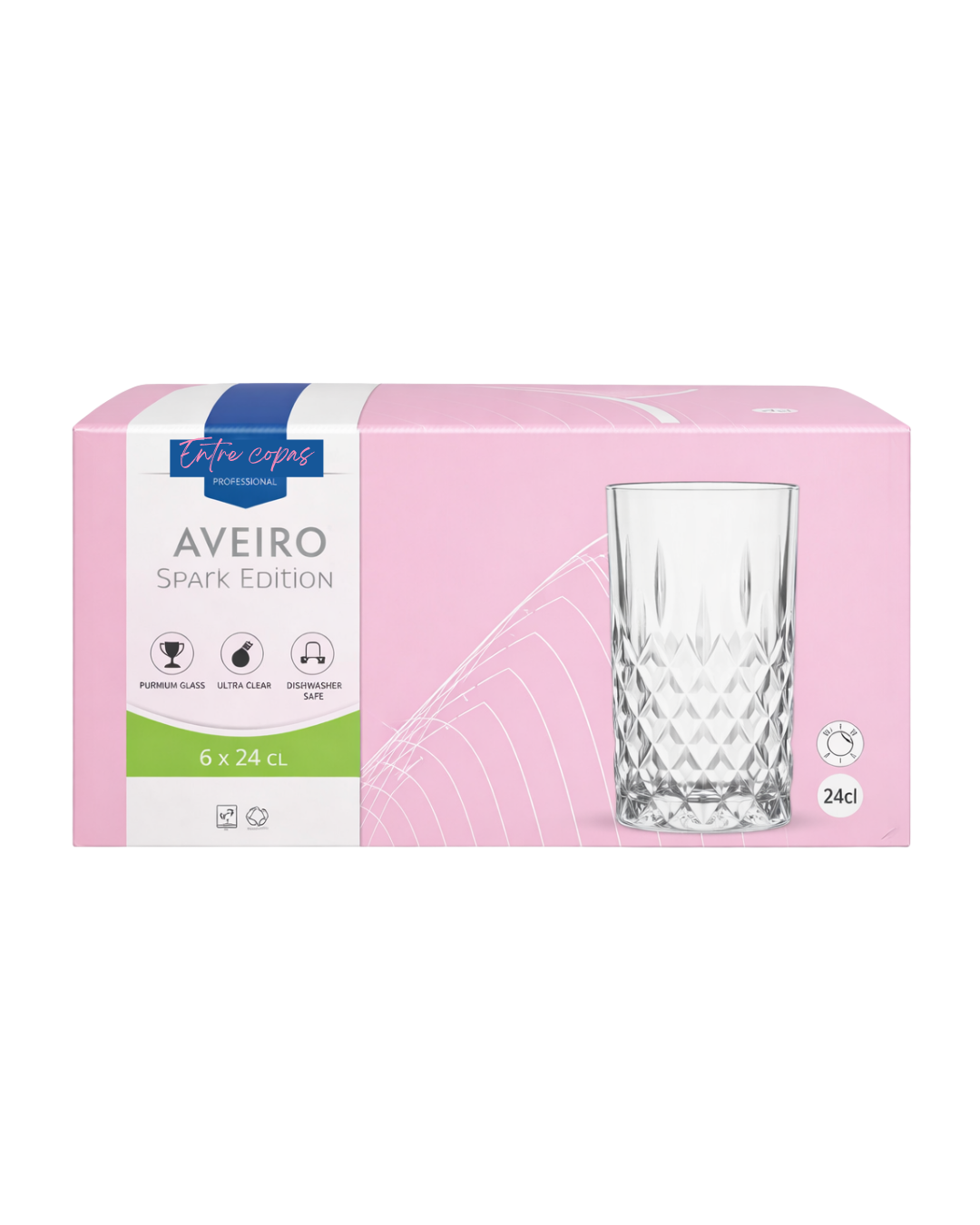 Vaso Highball "Diamond Cut"